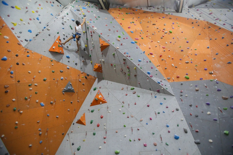 Climbing wall example